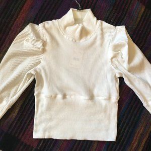 Free People Puff Sleeve Sweater - NWT